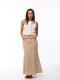 FALDA JEAN LAISA BEIGE