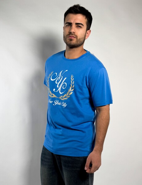 Remera de hombre Buley Azul