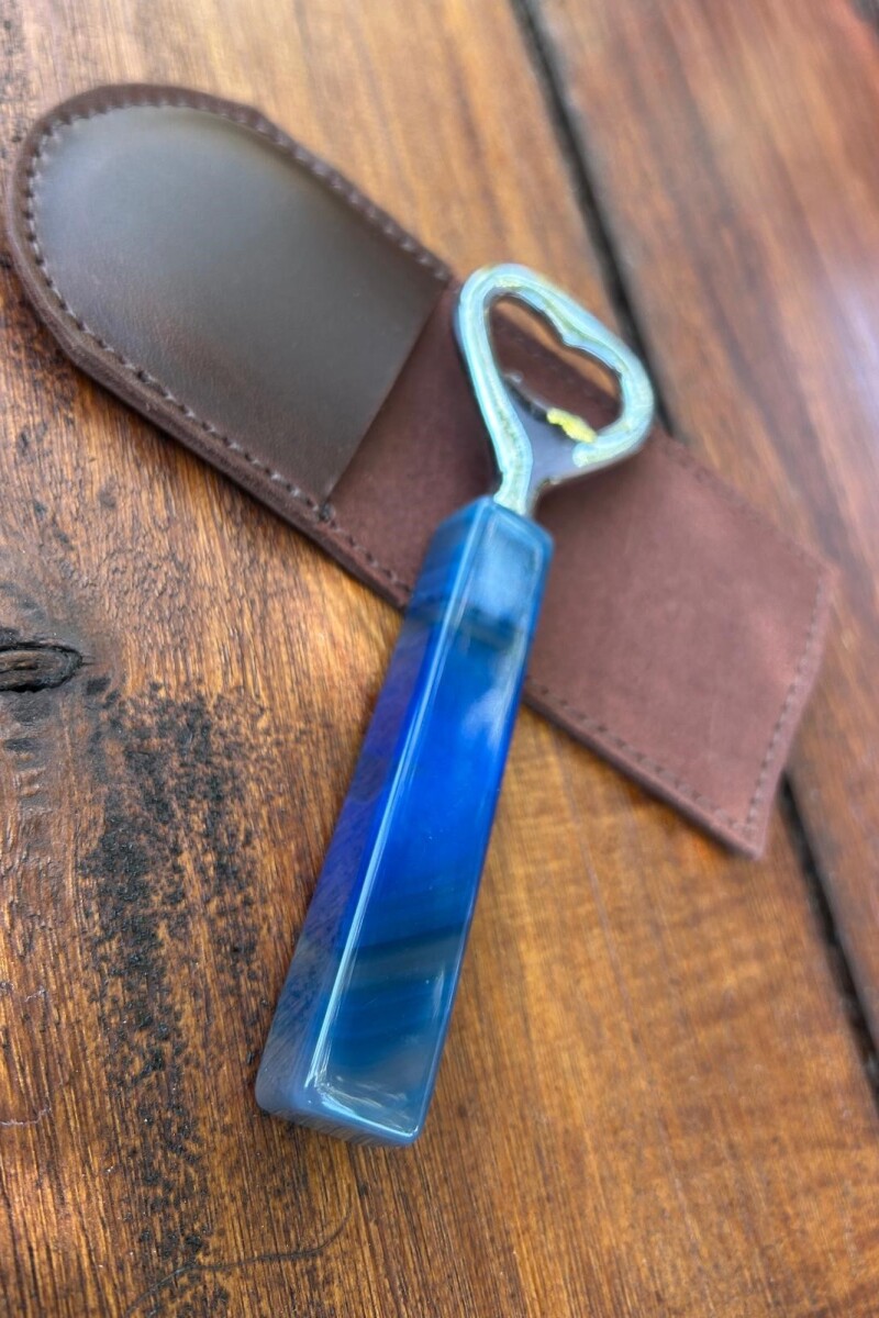 Long Beer Opener Azul / Chocolate