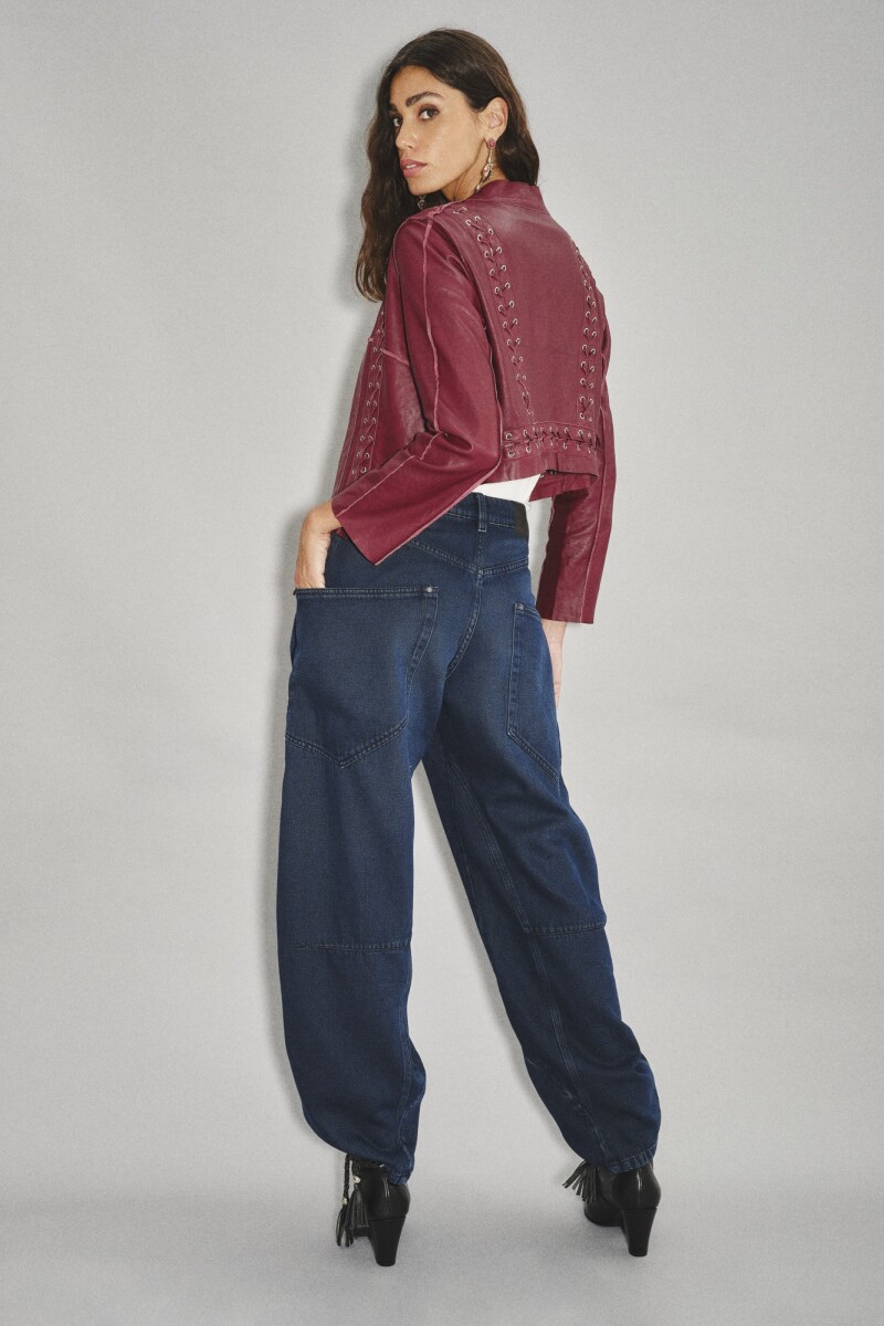 Jean Barrel Lux Azul