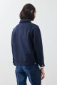Chaqueta de paño azul marino