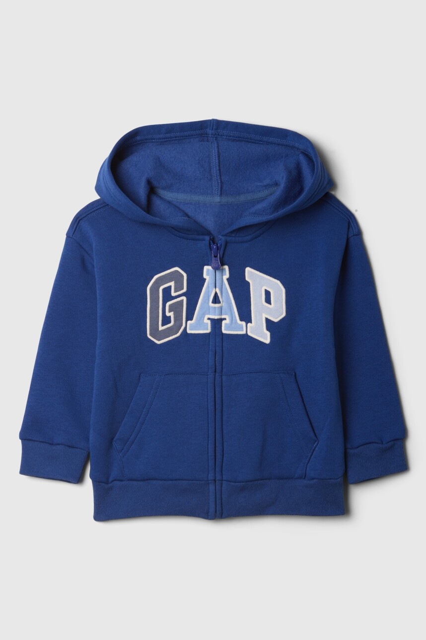 Canguro Con Cierre Logo Gap Toddler Niño Sodalite Blue 19-3953