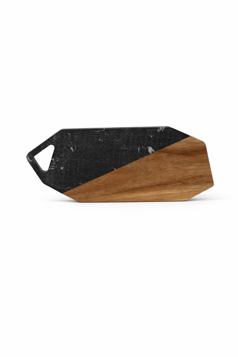 TABLA DE MADERA RESINA - NEGRO 