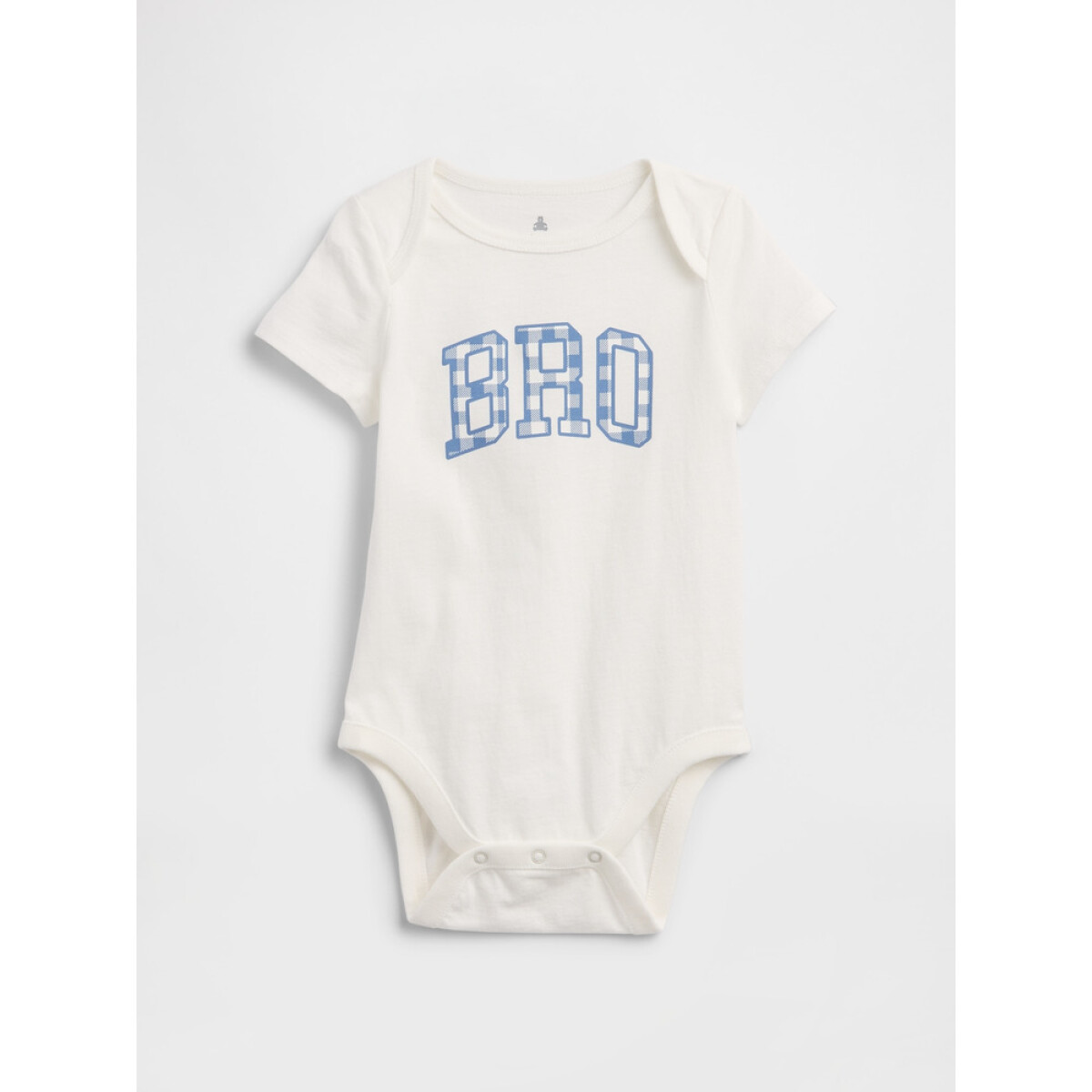 V-VALUE SS GRPH BS - SP FAM BLUE GINGHAM 