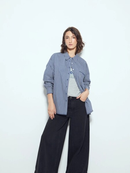 CAMISA P.CAKE CASTILANA AZUL