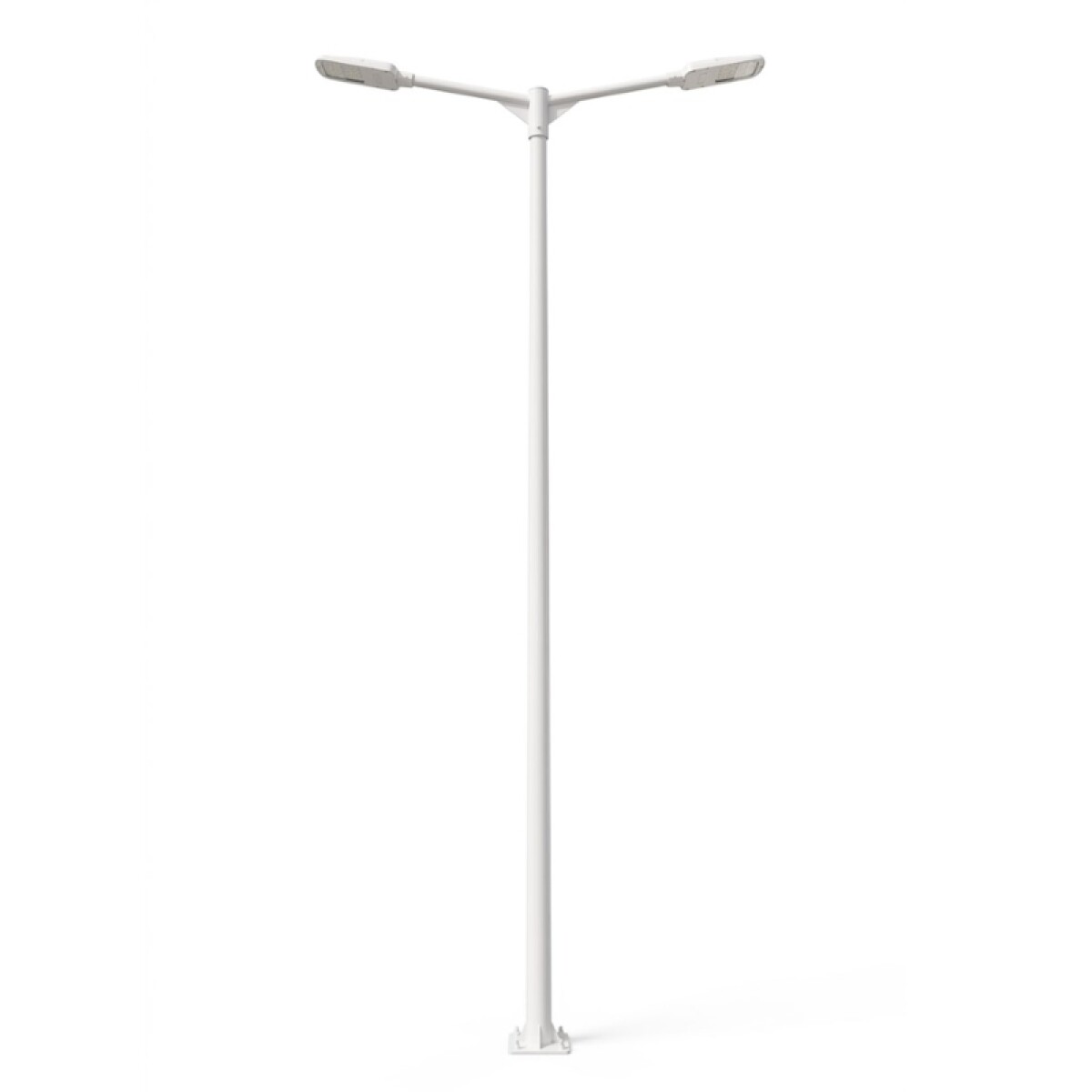 Columna 9mt con dos Brazos Blanca 