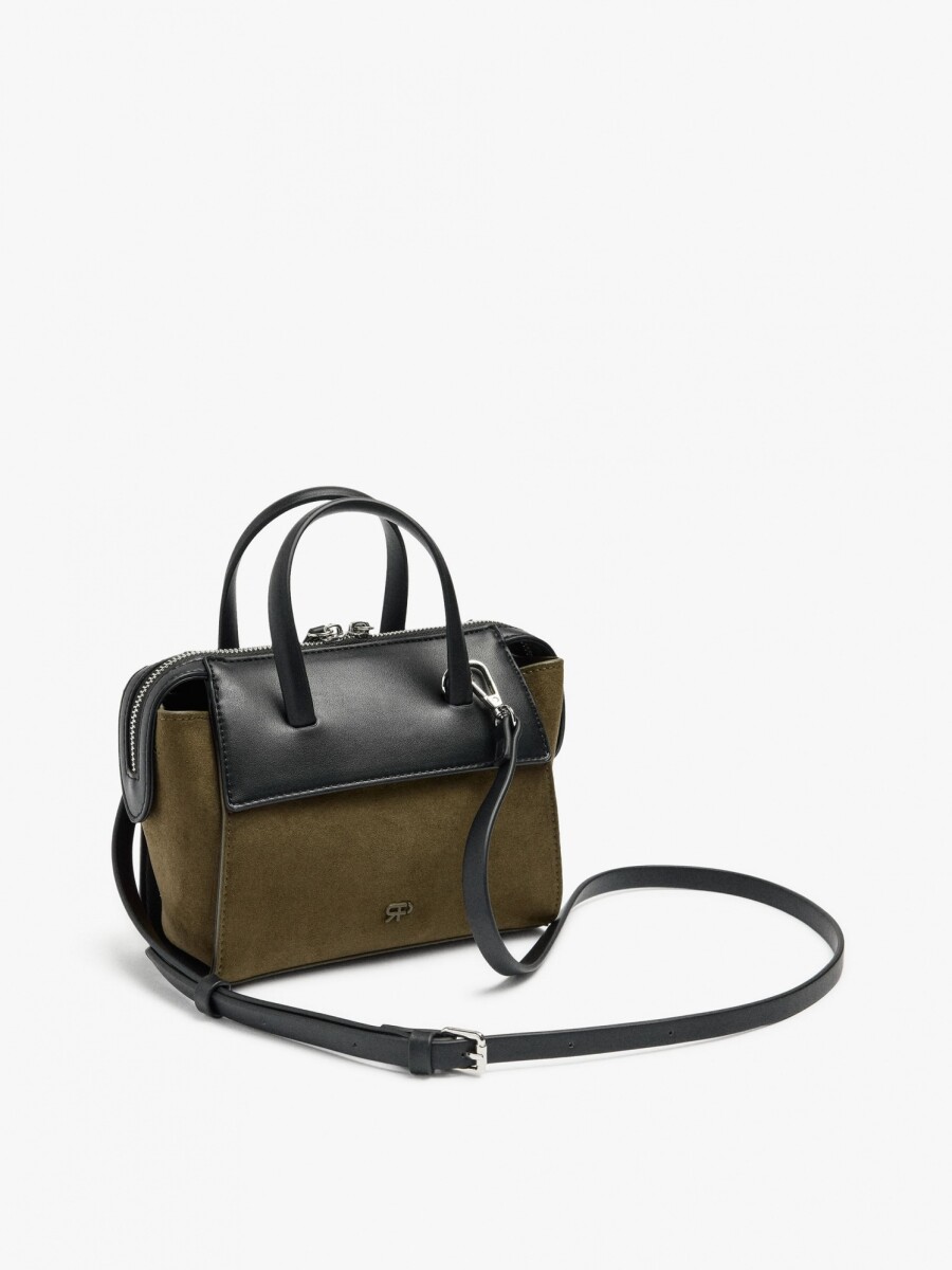Bolso Tote Con Bandolera multicolor