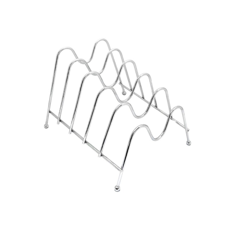 Soporte Metálico Organizador para 5 Platos – Selecta SOPORTE METAL PARA 5 PLATOS