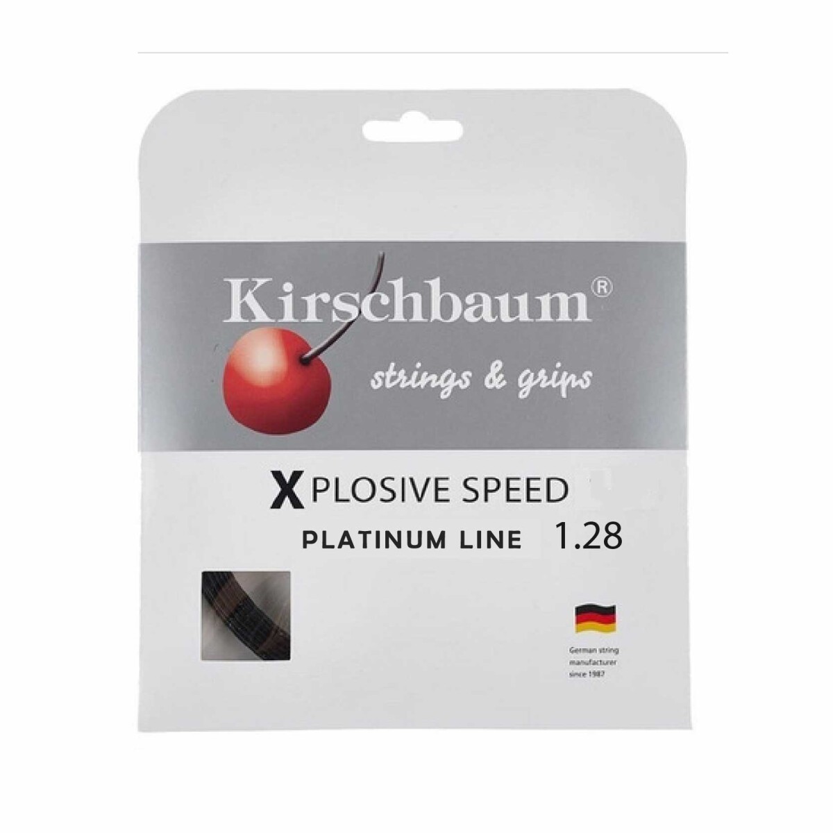 Set De Encordado Para Raqueta De Tenis Kirschbaum X-Plosive Speed - 1,28 mm 