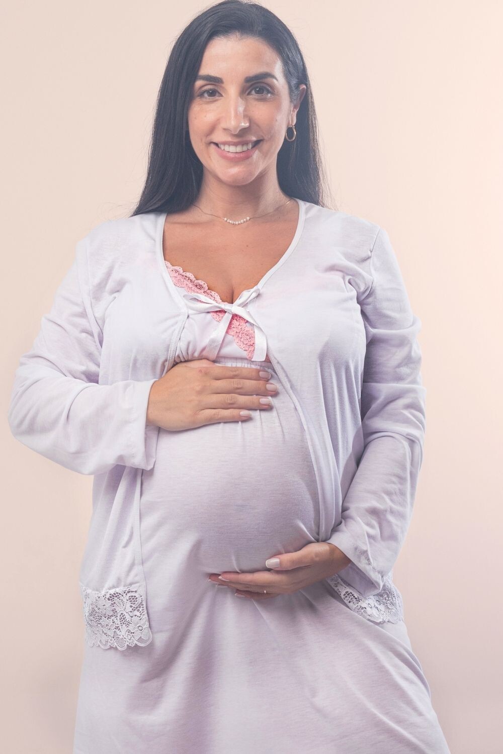 Bata Corta Natalia Blanco