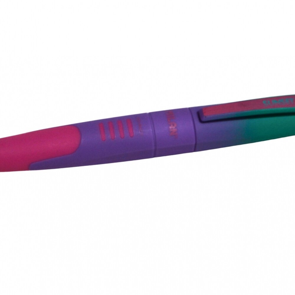 BOLIGRAFO MILAN SUNSET MODELO 176568920 COLOR AZUL COLOR CAPUCHON ROSADO