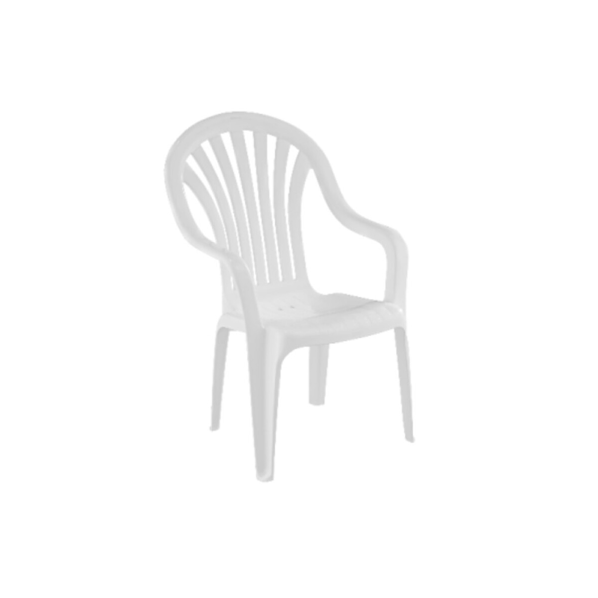 SILLA/SILLON REGIA BLANCA RESPALDO ALTO 