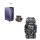 Valija Carry-on de mano + Mochila Para Mochilero 60L Azul oscuro