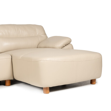 Rinconera Romano - Cuero Básico - Chaise Derecho 519 (Beige)