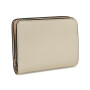 Billetera de cuero compacta, Marc Jacobs Beige