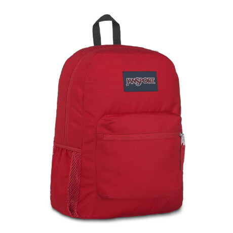 Mochila Escolar Jansport Cross Town Original Unisex Urbana Red Tape