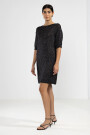 LARA KNIT DRESS Black