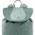 Mochila Infantil Escolar Mini Animales Trixie 30x23cm Atrix® Diseño Hipopótamo