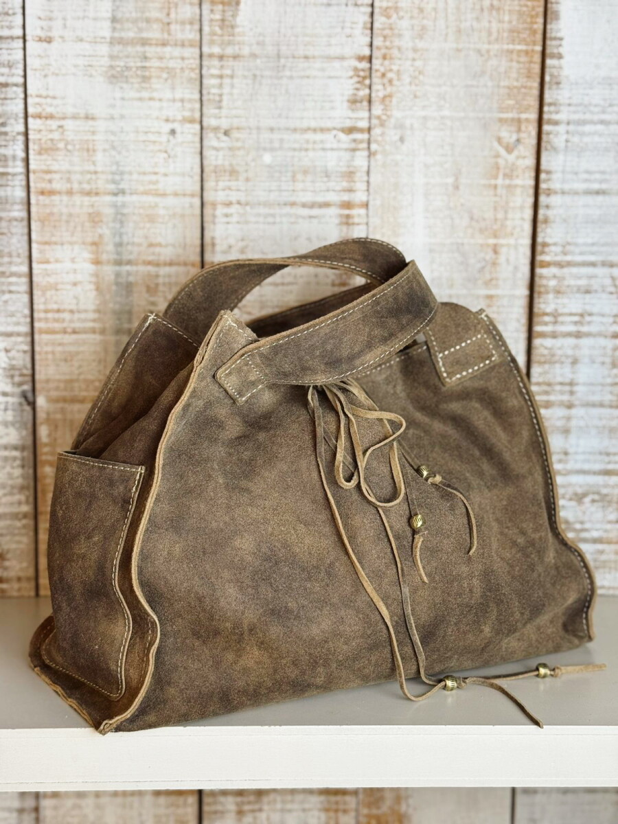 Bolso Boho - Boxy Visón 