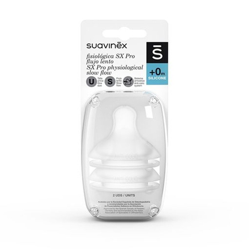 Tetina Suavinex Sx +0m Flujo S Tetina Suavinex Sx +0m Flujo S