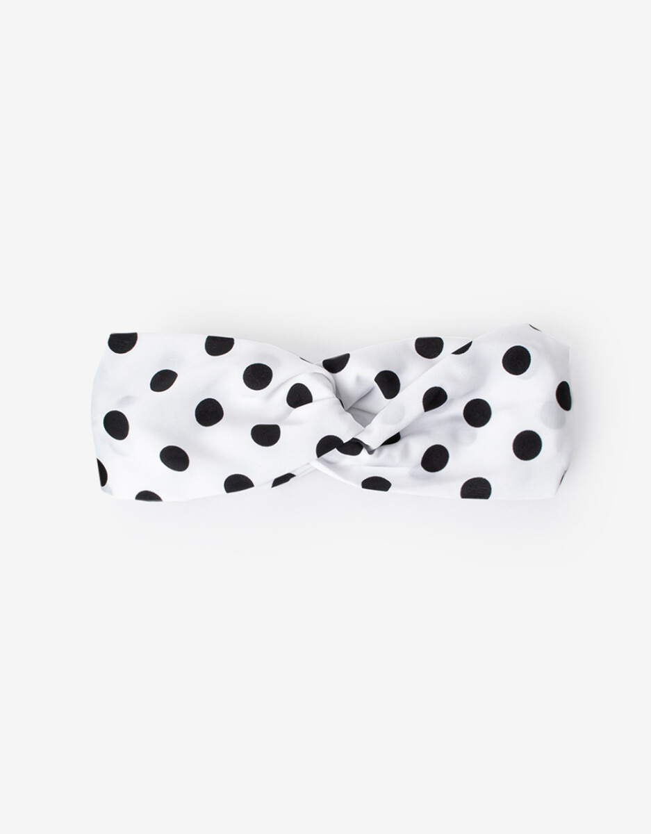 Vincha Textil Lunares 