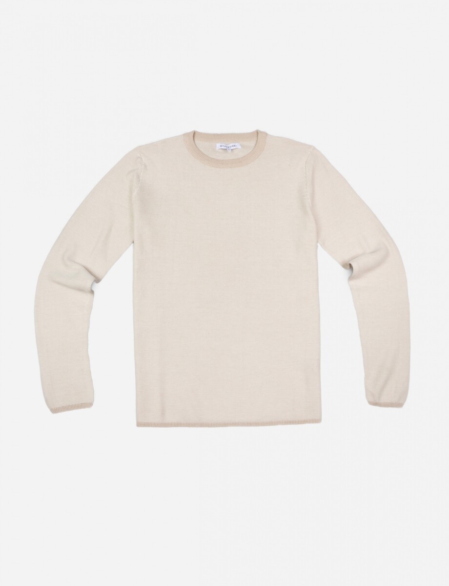 Sweater a la base - BEIGE 