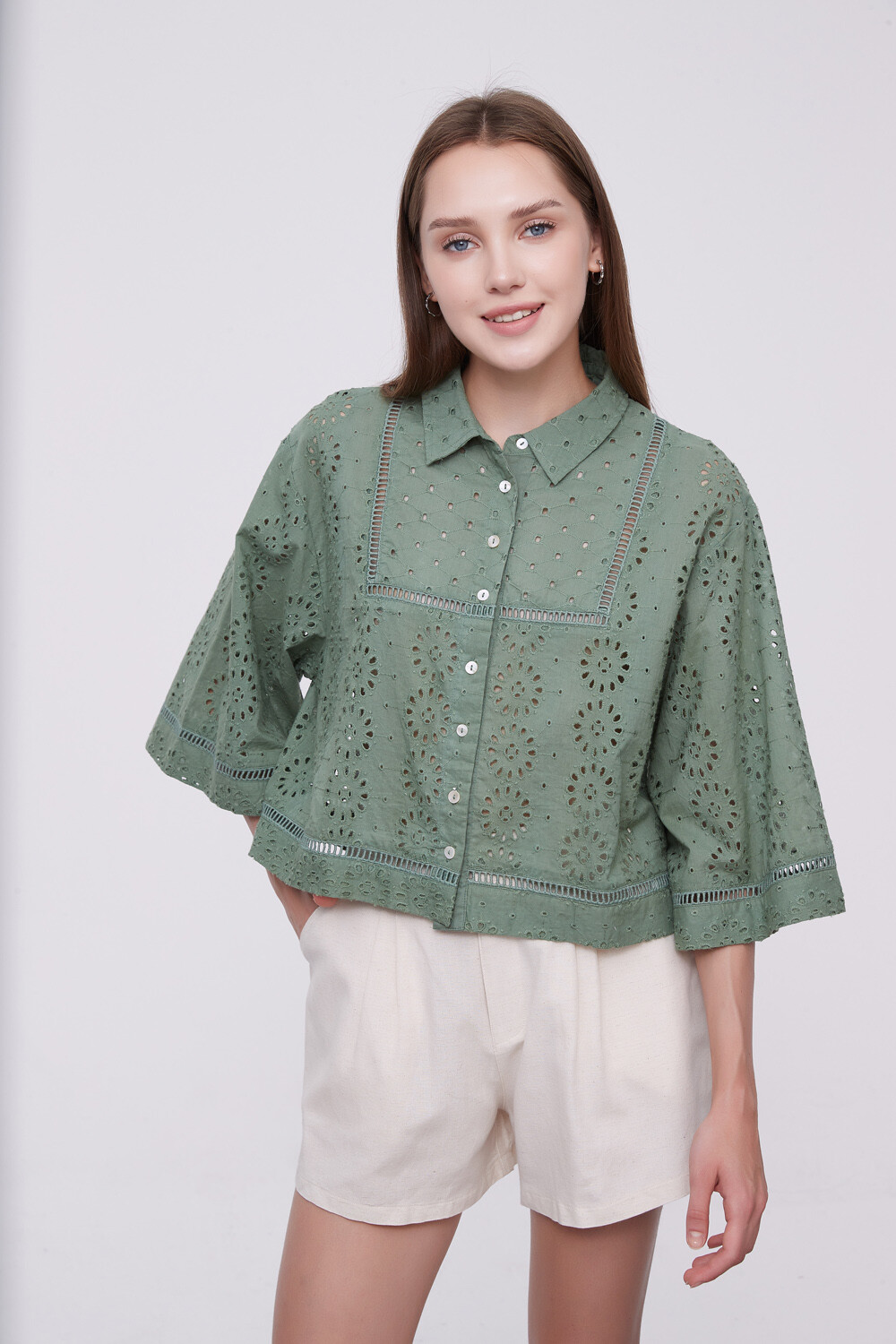 Camisa Hils Verde Seco