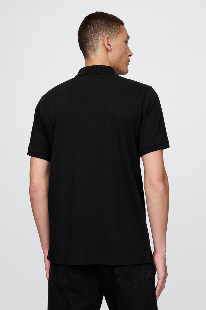 Remera Polo Osito Brannan Hombre Black