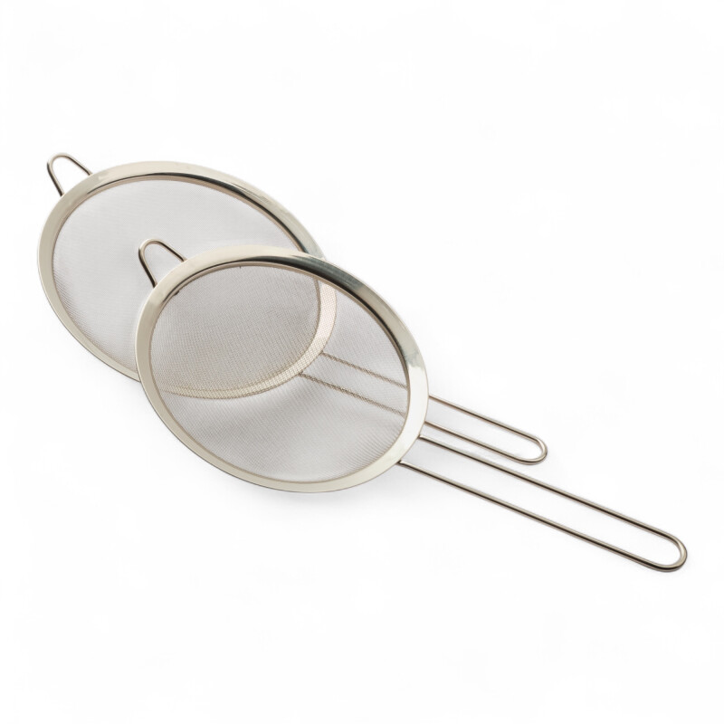 Set Coladores Cernidores 18 cm /20 cm Acero Inoxidable Sin Color