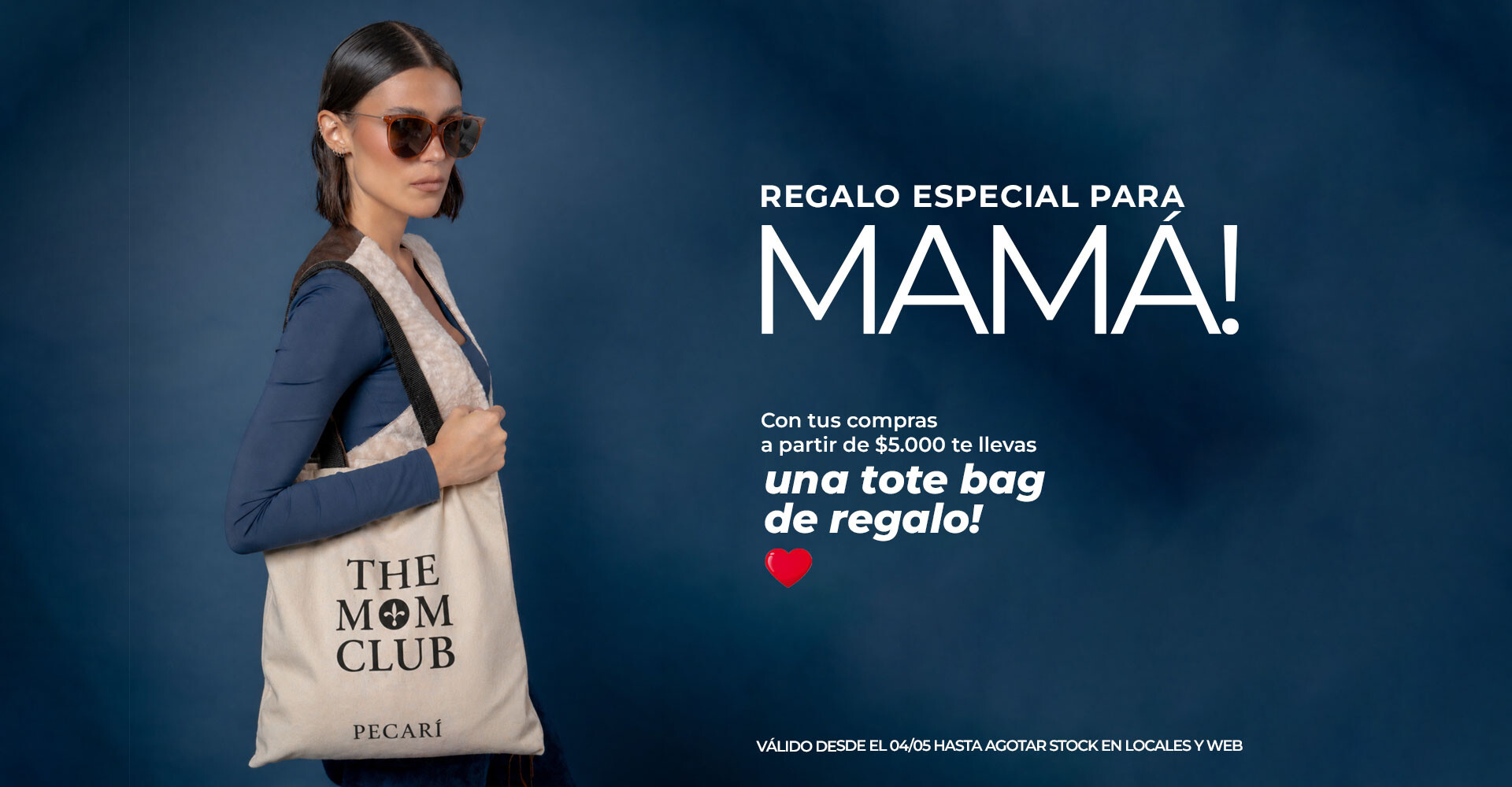 tote de regalo con compras mayores a $5000