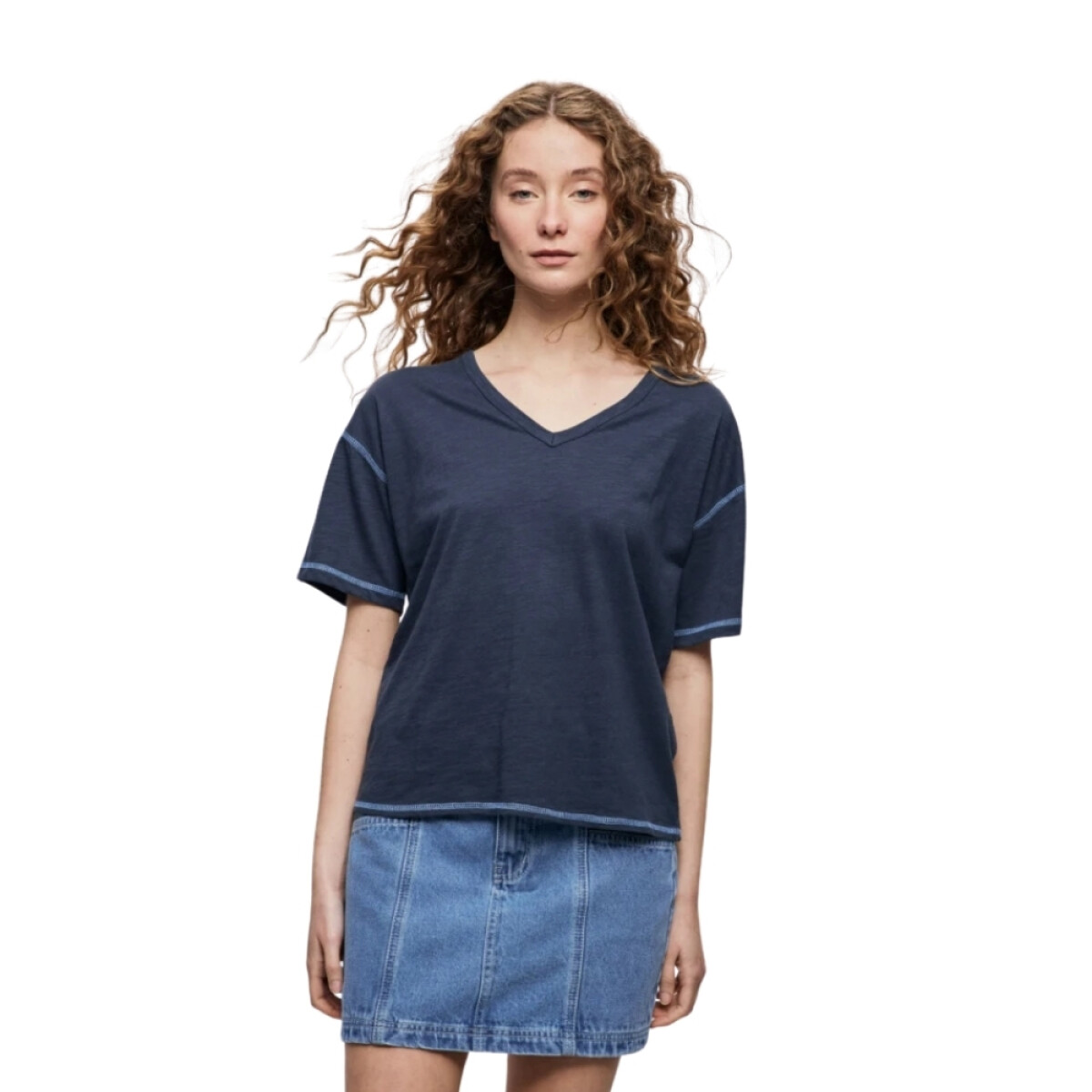 REMERA HARRY XS-XXL - AZUL MARIN 