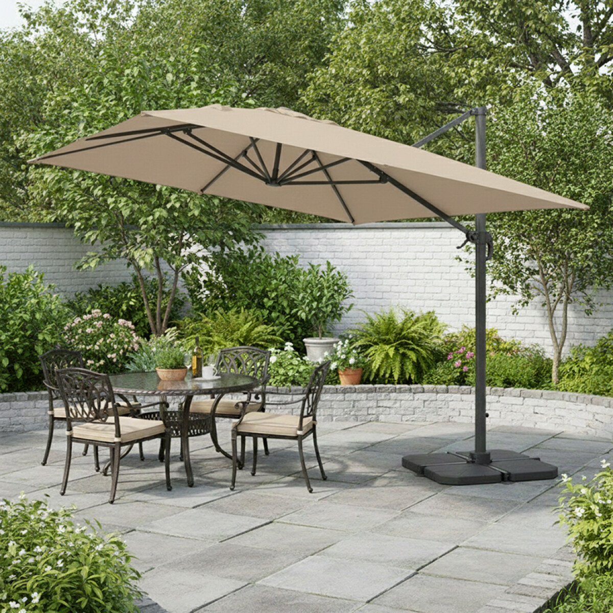 Sombrilla de Jardín 2.5x2.5m 