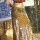 Mermaid Skirt Dorado Fuerte