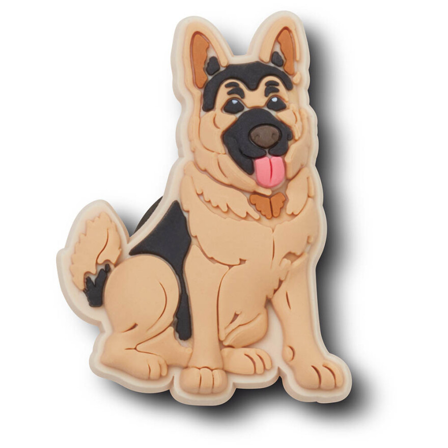 Jibbitz German Shepherd Puppy Multicolor