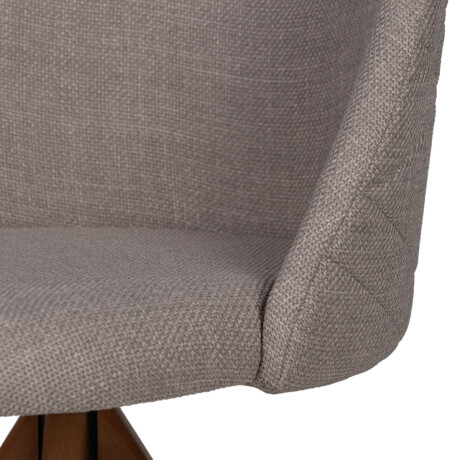 Silla Giratoria Karol 141- Tela Microfibra A6 (Tostado)