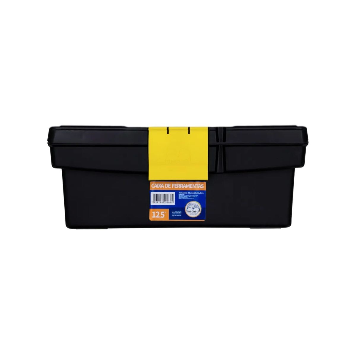 CAJA DE HERRAMIENTAS METASUL AMARILLA Y NEGRA 12,5" Caja De Herramientas Metasul Amarilla Y Negra 12,5"
