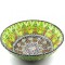 Bowl de cerámica pintado 30 cm Verde