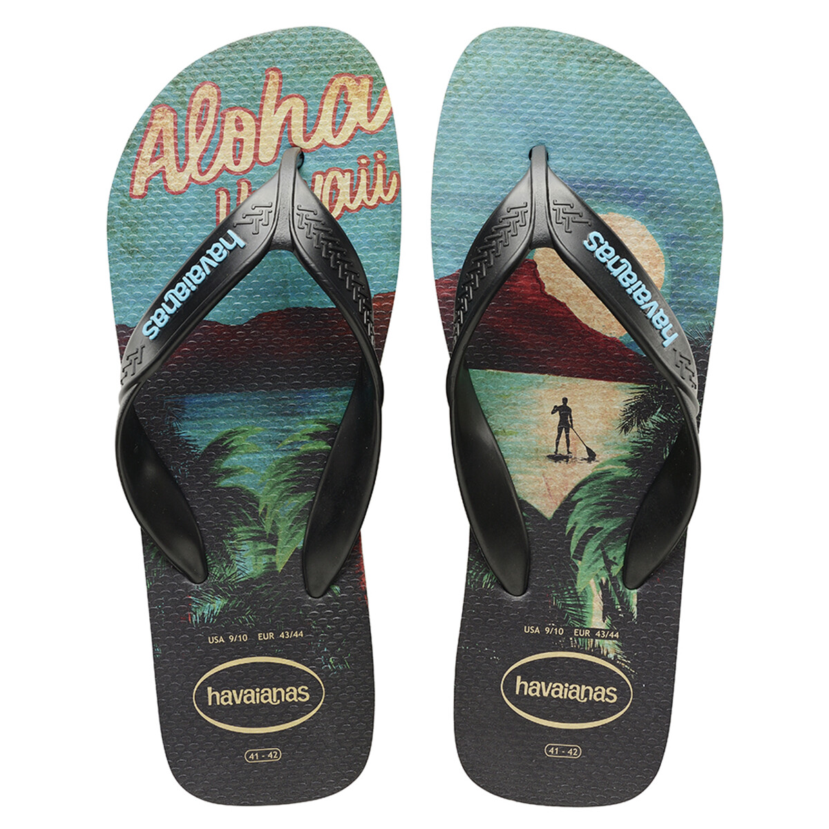 Sandalias de Hombre Havaianas Havaiana Surf - Negro 