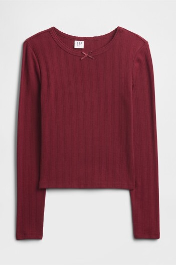 Remera Rib Niña Red Delicious