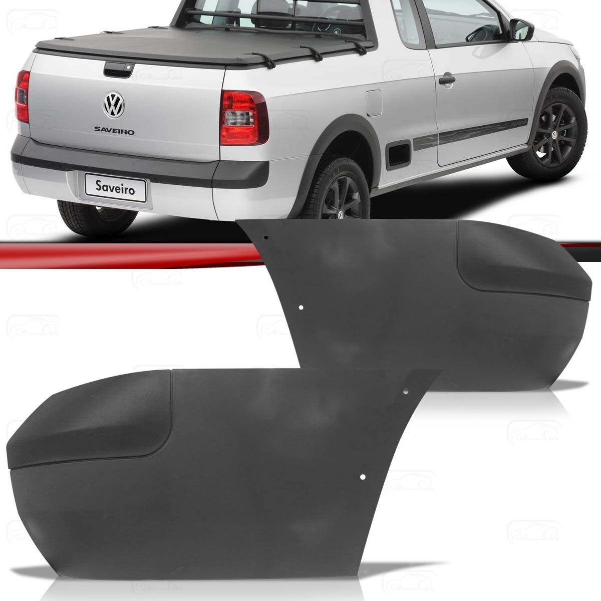 PUNTERA DE PARAGOLPE TRASERA IZQUIERDA SAVEIRO G5 / G6 10/15 