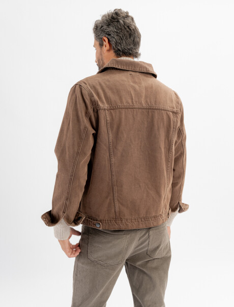 Campera jean sobreteñida Campera jean sobreteñida