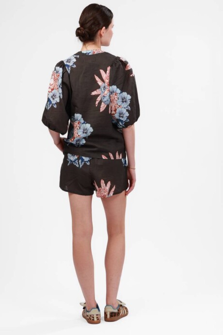 Pre Venta - Camisa Balloon Tiger Bloom Grey Pre Venta - Camisa Balloon Tiger Bloom Grey