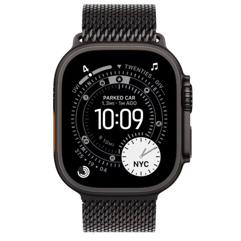 Apple Watch Ultra 3 49mm Black Ti Black/ Milanese Loop MF1N4LW/A Apple Watch Ultra 3 49mm Black Ti Black/ Milanese Loop MF1N4LW/A