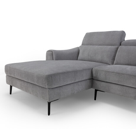 Rinconera Luke - Tela Microfibra - Chaise Izquierda 6686-7 Gris