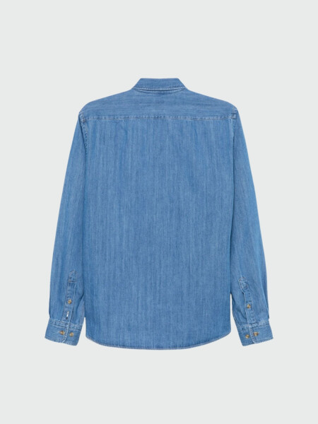 BOSS Black - Camisa Algodón Hombre Azul navy