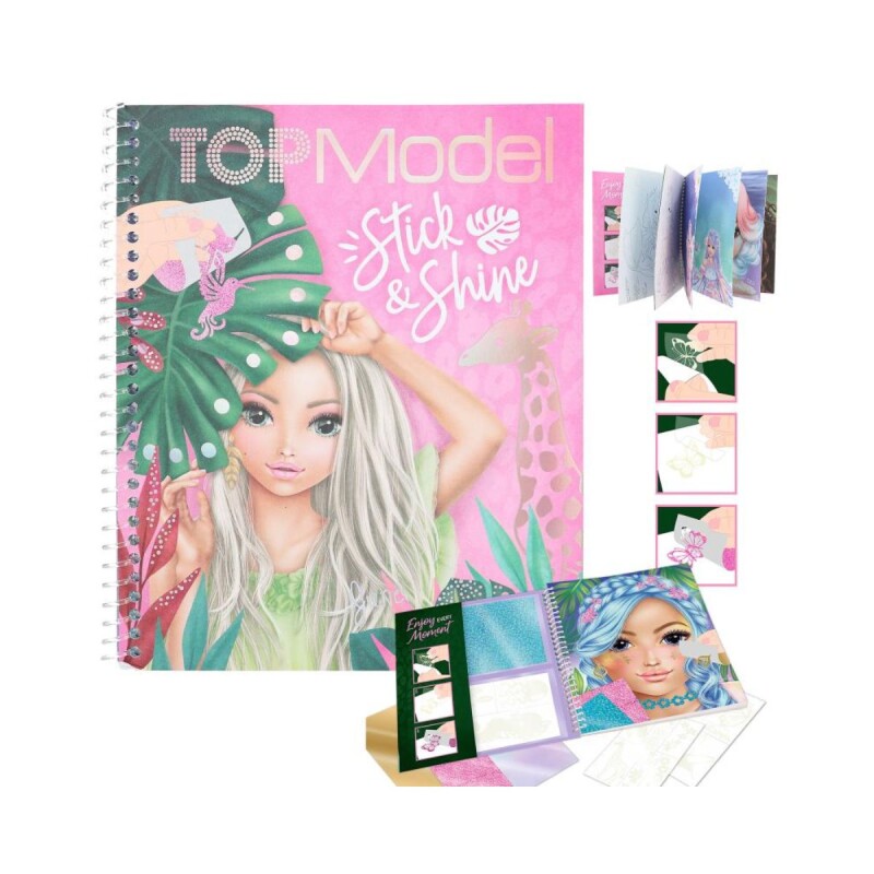 Libro de actividades para colorear y tattos Stick&Shine Libro de actividades para colorear y tattos Stick&Shine