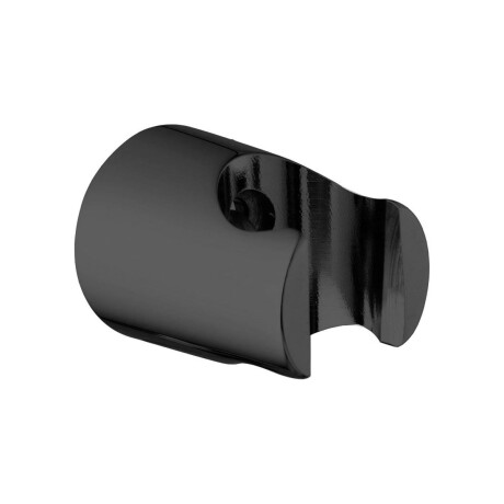 SOPORTE PARA DUCHA DE METAL LÍNEA MATE COLOR NEGRO BRILLO NEGRO