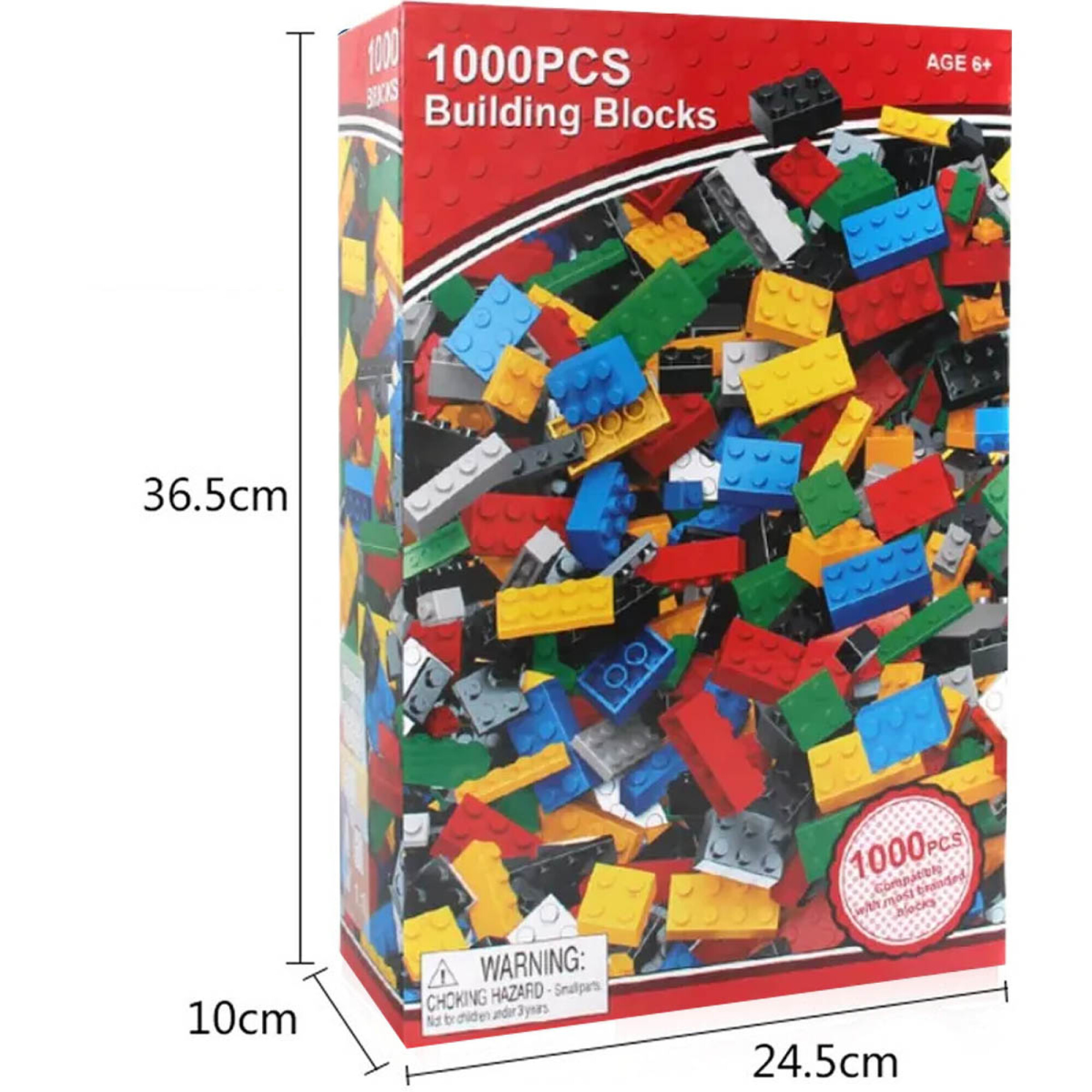 Juego 1000 Bloques Ladrillos De Encastre Calidad — El Rey del