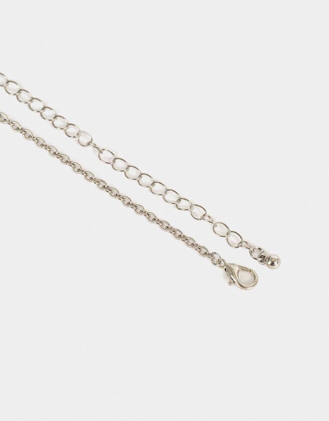 Collares Cortos Espejos Collar Corto De Espejos - Plateado