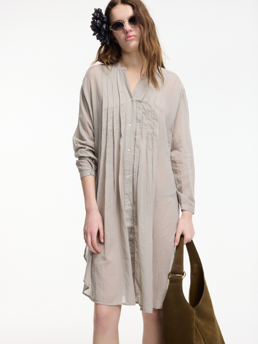 VESTIDO CAMISERO CORTO 